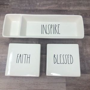 Rae Dunn Faith Blessed Paperweight Inspire Pencil